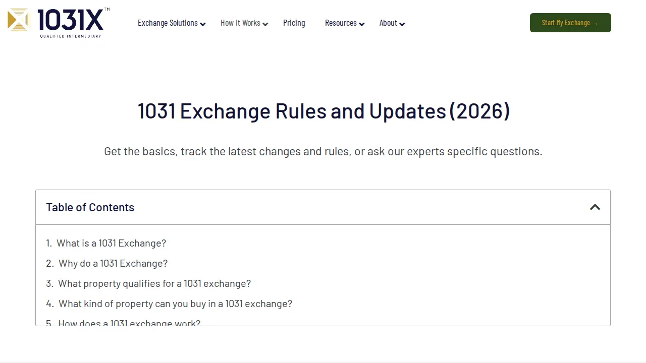 1031X page