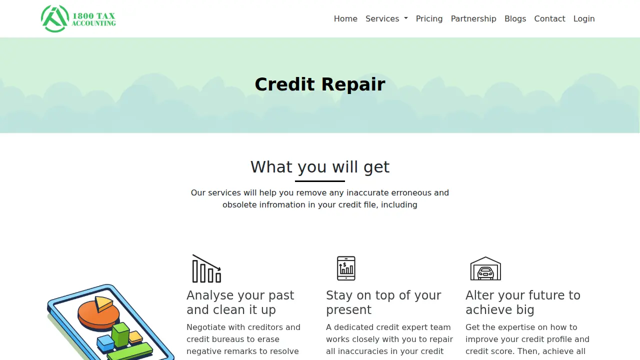 1 800 Tax Accounting page