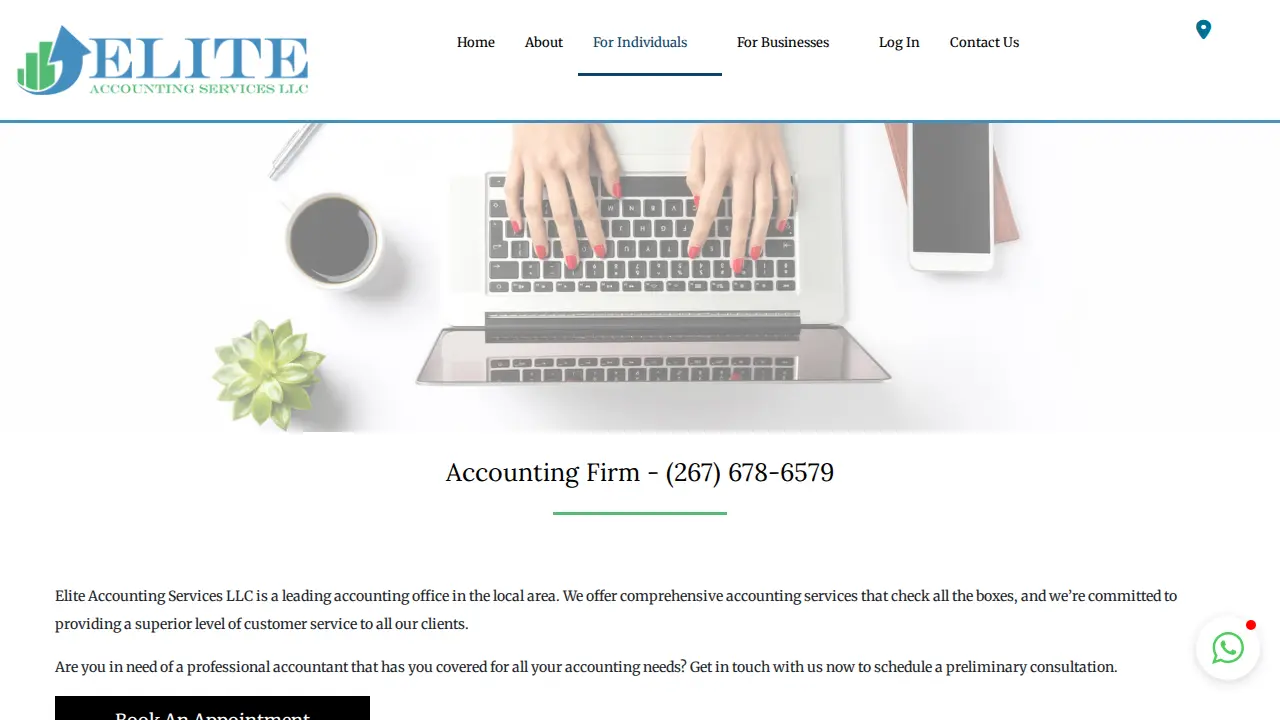 Elite Accounting Services LLC page