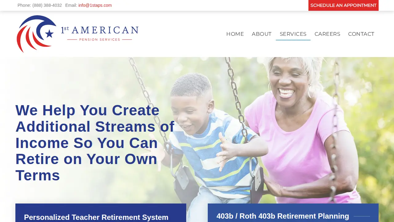 1st American Pension Services, Inc. page