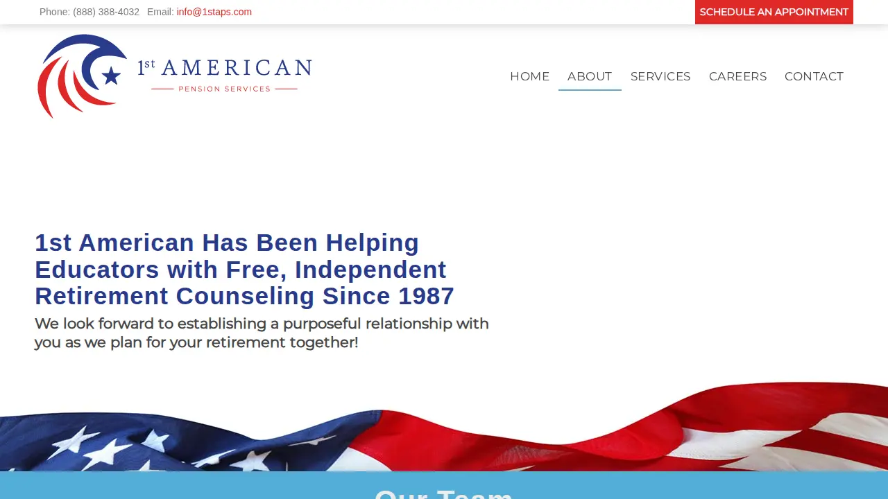 1st American Pension Services, Inc. page