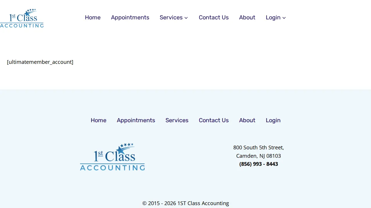 1st Class Accounting & Consulting Services LLC page