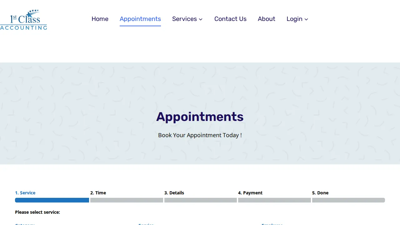 1st Class Accounting & Consulting Services LLC page