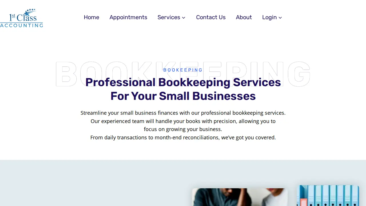1st Class Accounting & Consulting Services LLC page