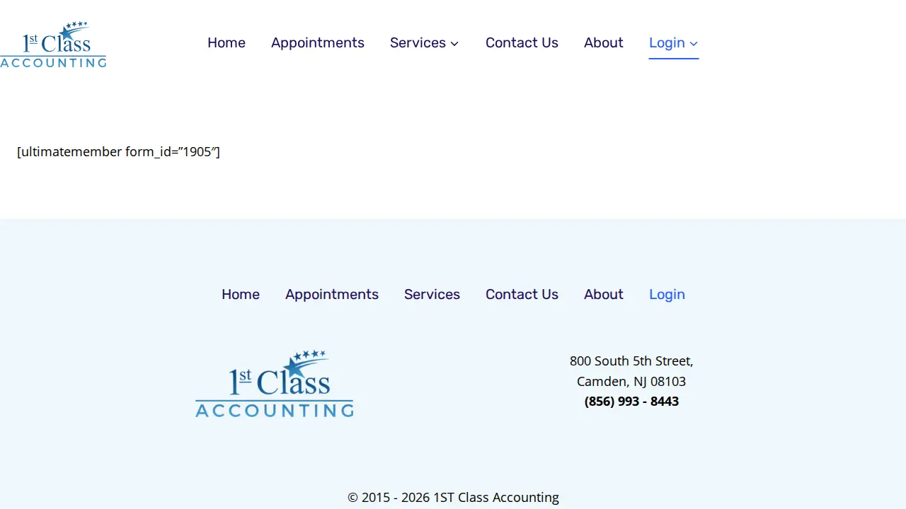 1st Class Accounting & Consulting Services LLC page