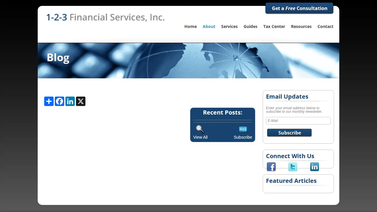 1-2-3 Financial Services, Inc. page