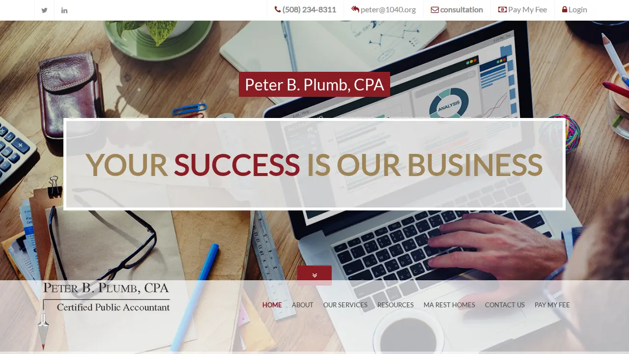 Peter B. Plumb CPA page