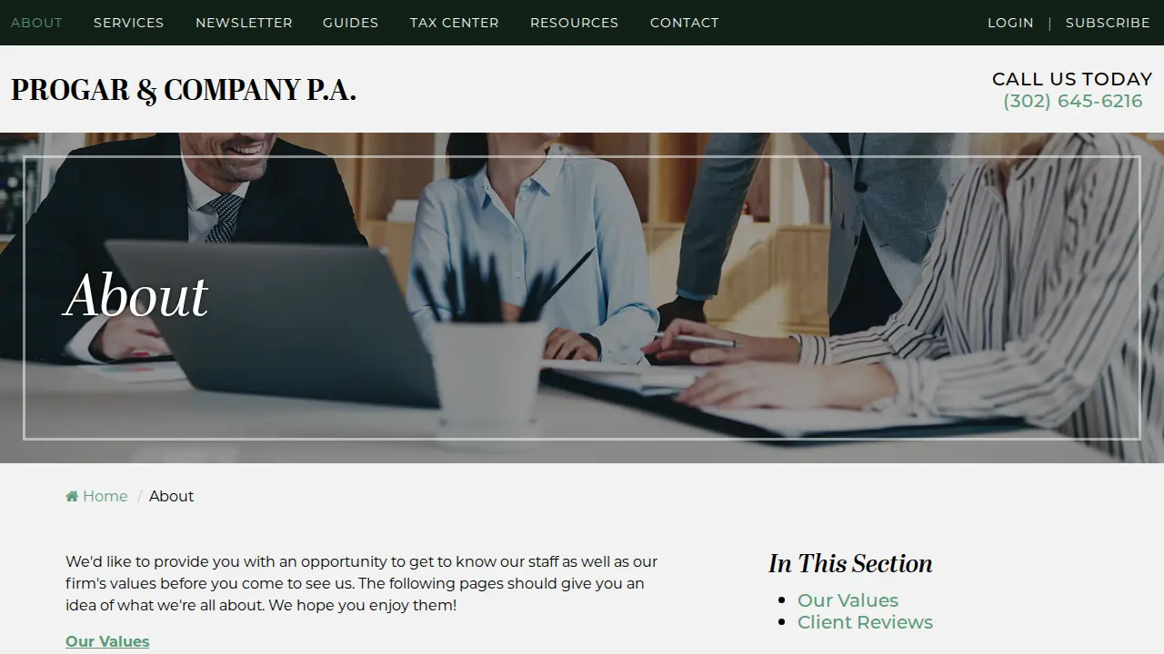 Payroll Professionals page