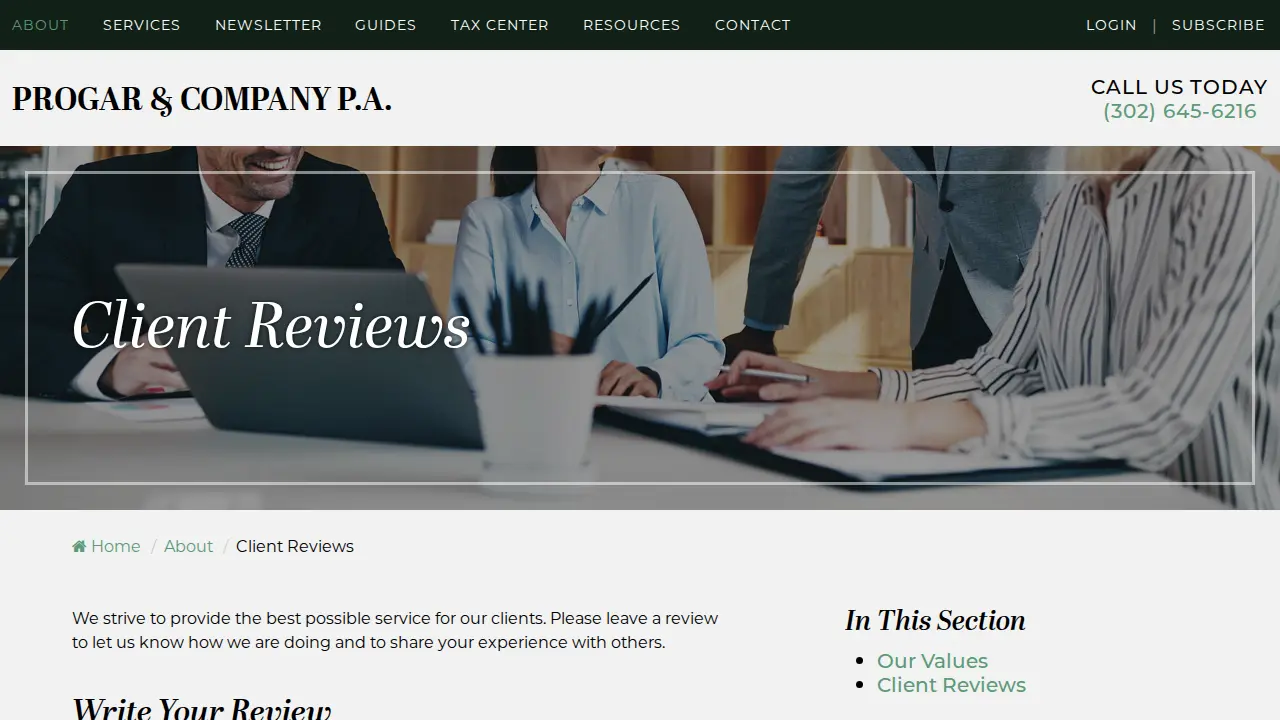 Payroll Professionals page