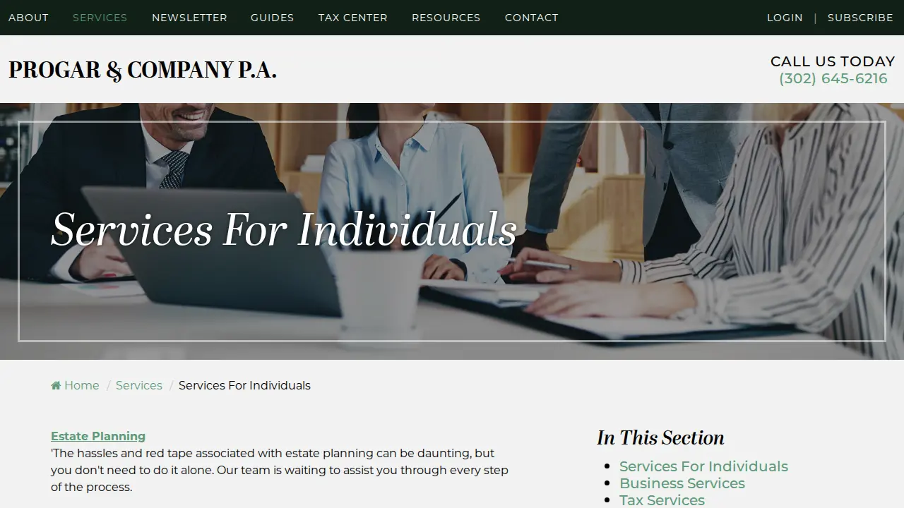 Payroll Professionals page