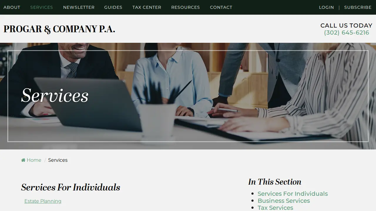Payroll Professionals page