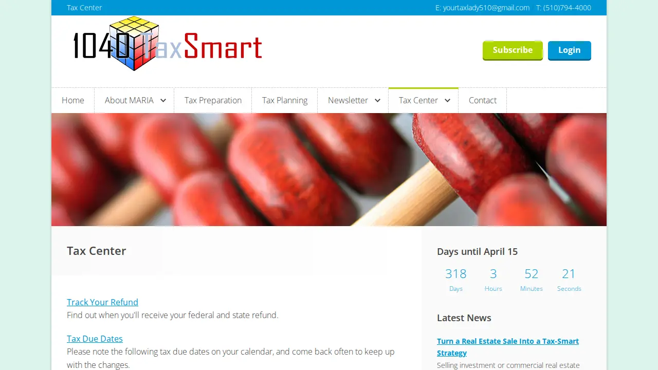 1040 Tax SMART page