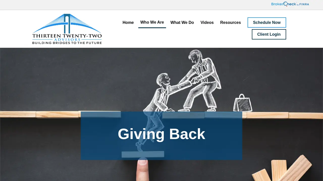 Thirteen Twenty-Two Advisors page