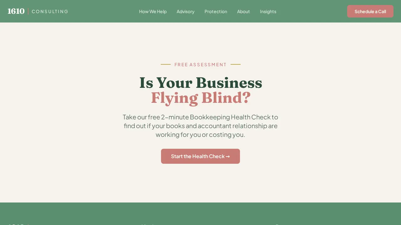 1610 Bookkeeping and Consulting, LLC page