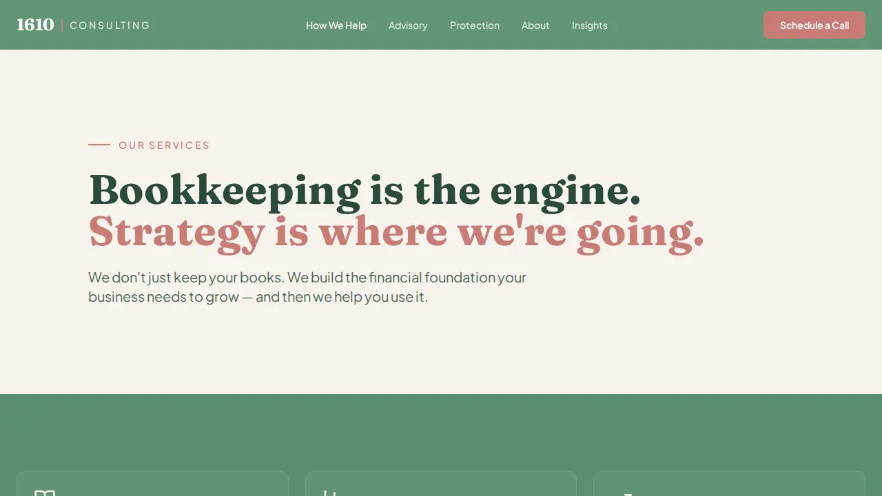 1610 Bookkeeping and Consulting, LLC page
