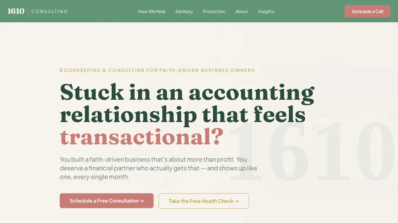 1610 Bookkeeping and Consulting, LLC