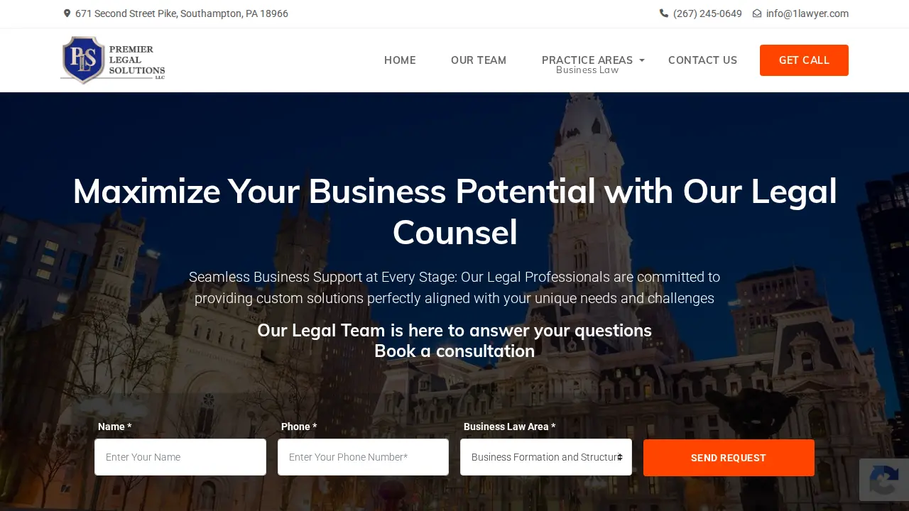 Premier Legal Solutions, LLC page