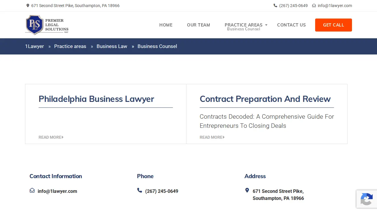 Premier Legal Solutions, LLC page