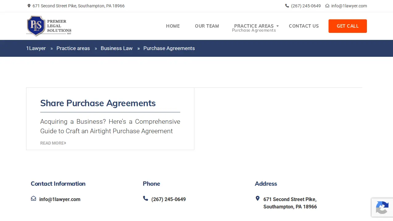 Premier Legal Solutions, LLC page