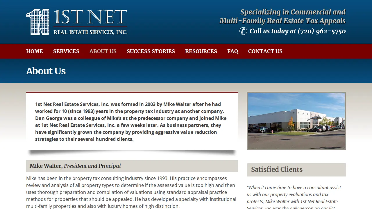 First Net Real Estate Services Inc page