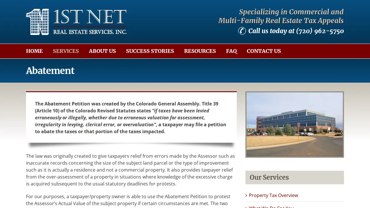 First Net Real Estate Services Inc page