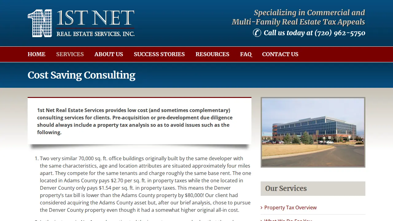 First Net Real Estate Services Inc page