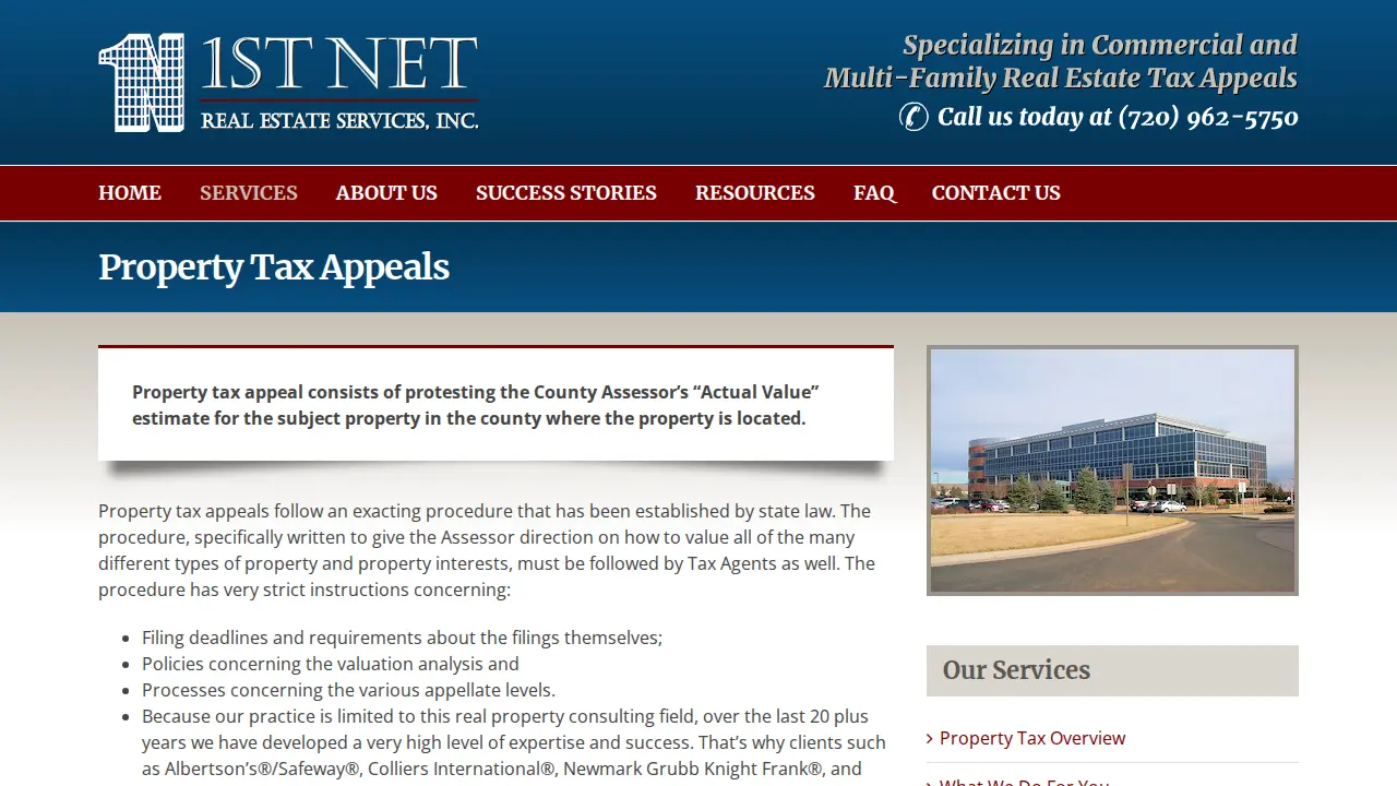 First Net Real Estate Services Inc page