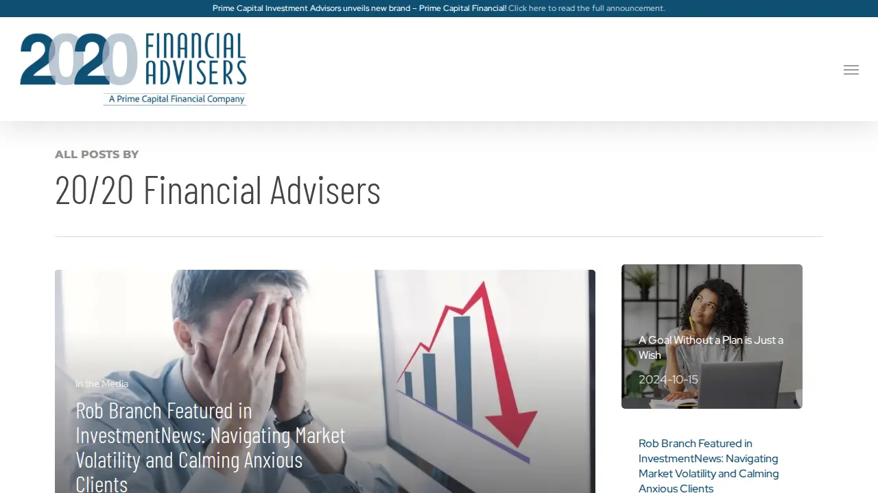 20/20 Financial Advisers of Delaware page