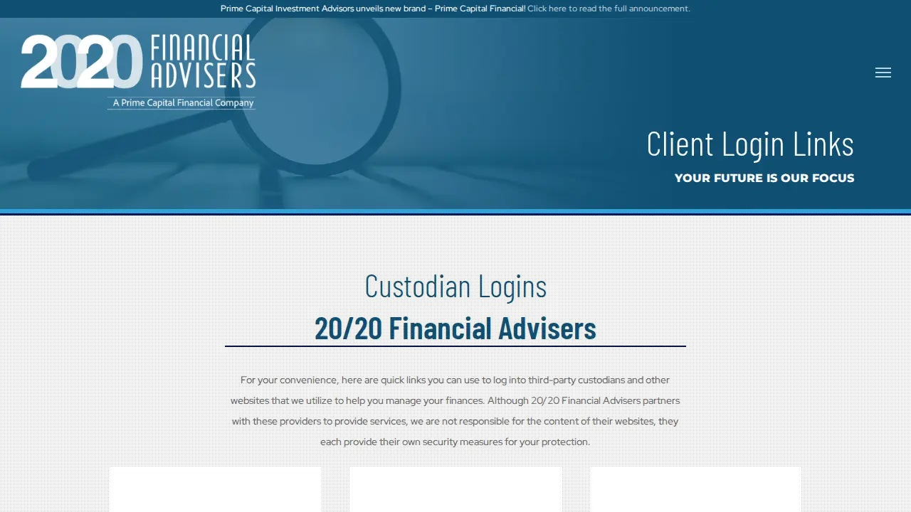 20/20 Financial Advisers of Delaware page
