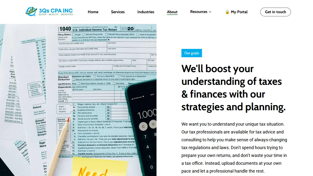 3QS CPA INC page