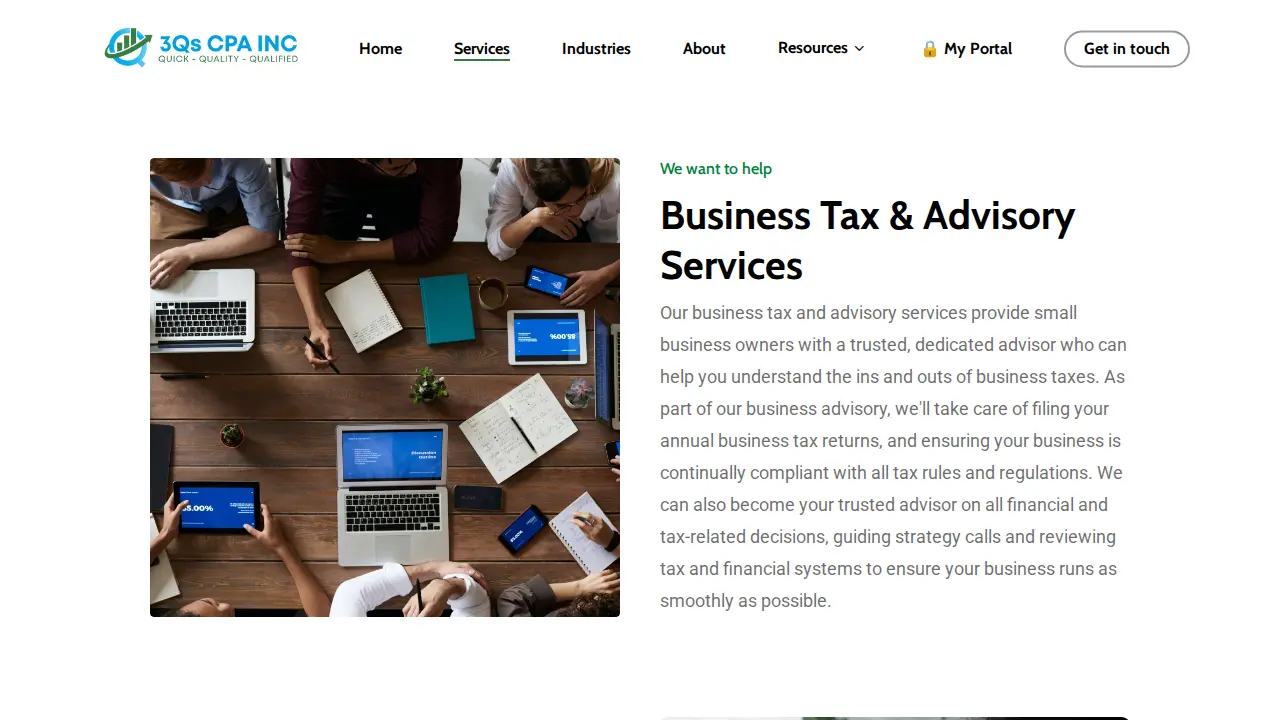 3QS CPA INC page