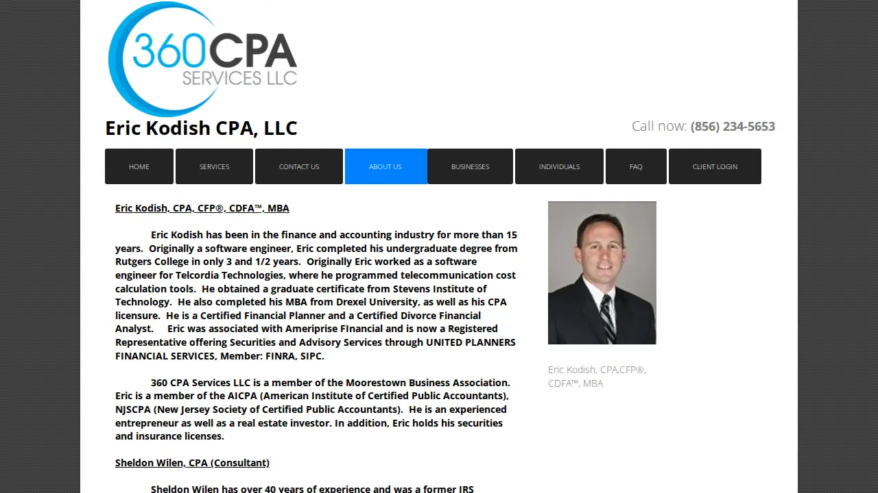 360 CPA Services LLC page