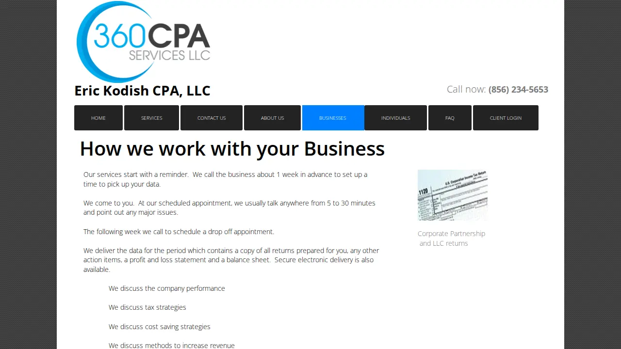 360 CPA Services LLC page