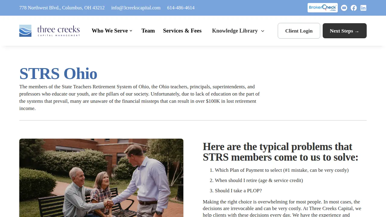 Three Creeks Capital Management page