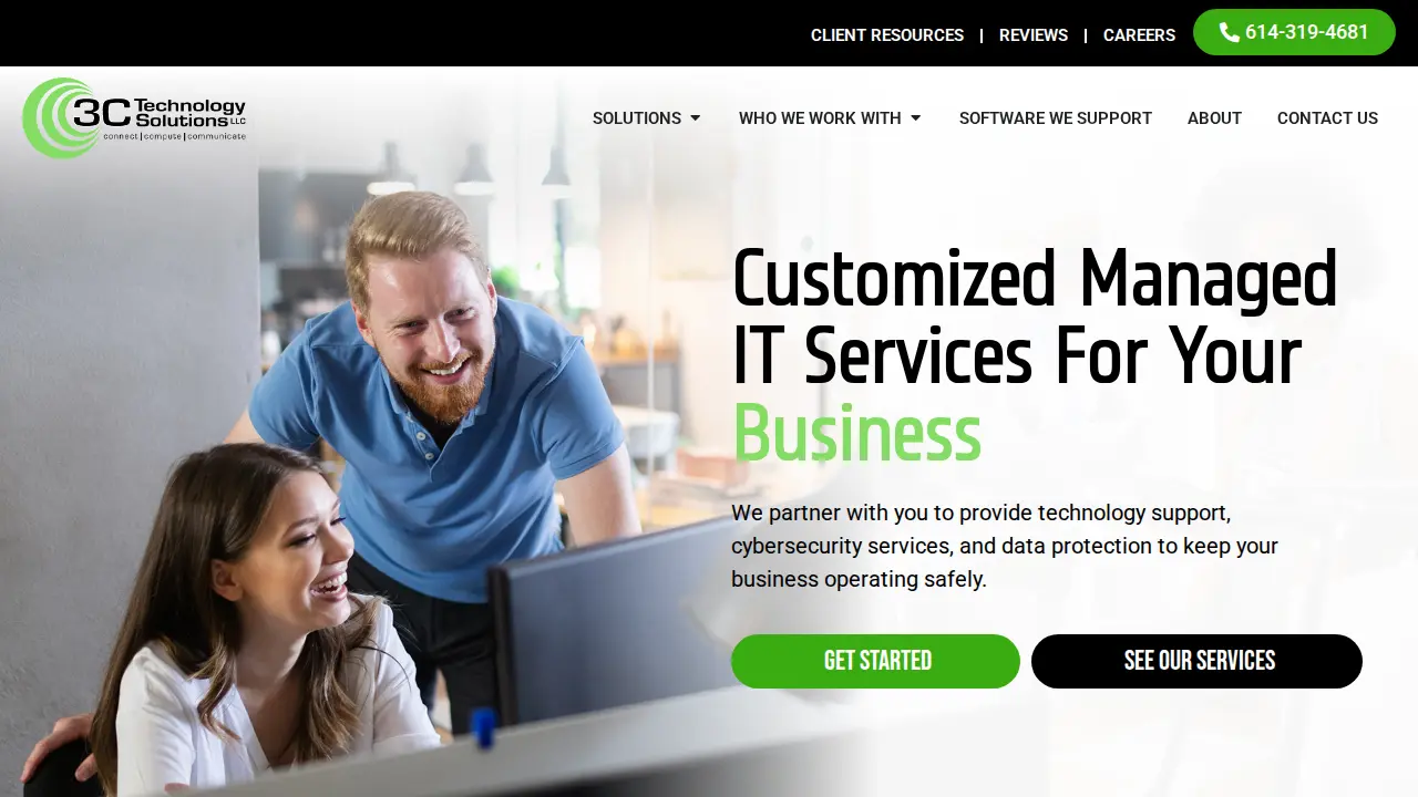 3C Technology Solutions website