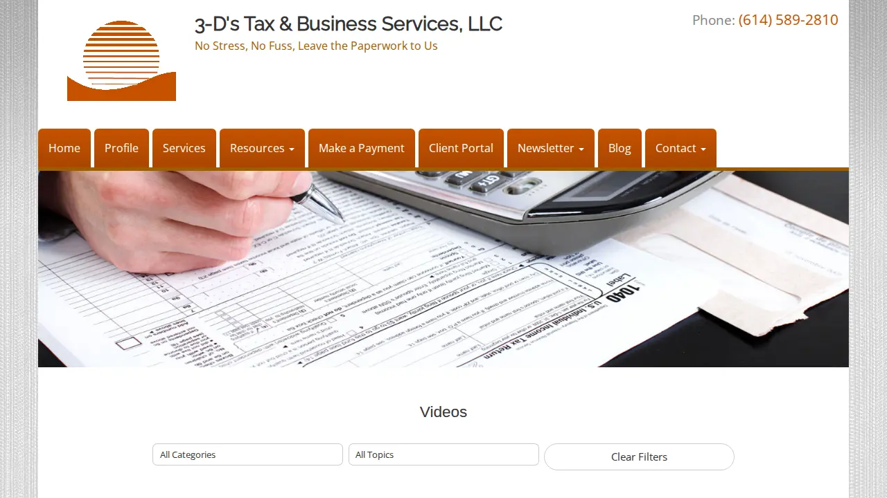 3-D's Tax & Business Services, LLC page