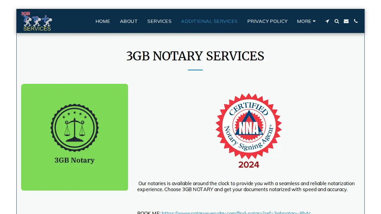 3GB Tax Services page