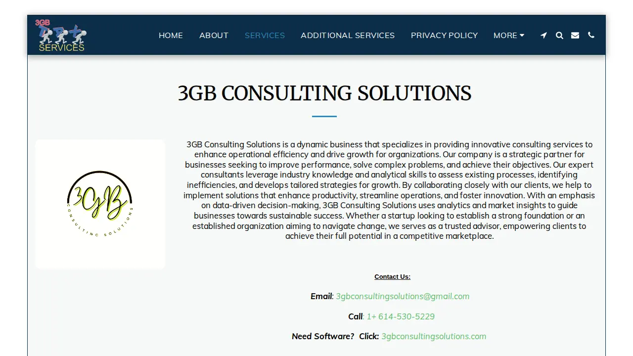3GB Tax Services page