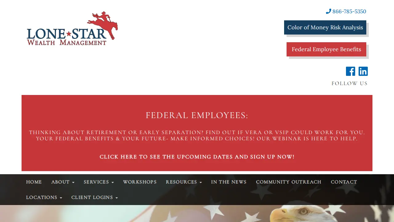 LoneStar Wealth Management page