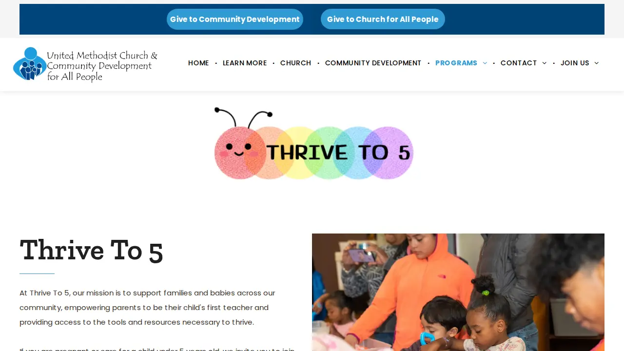 United Methodist Church For All People page