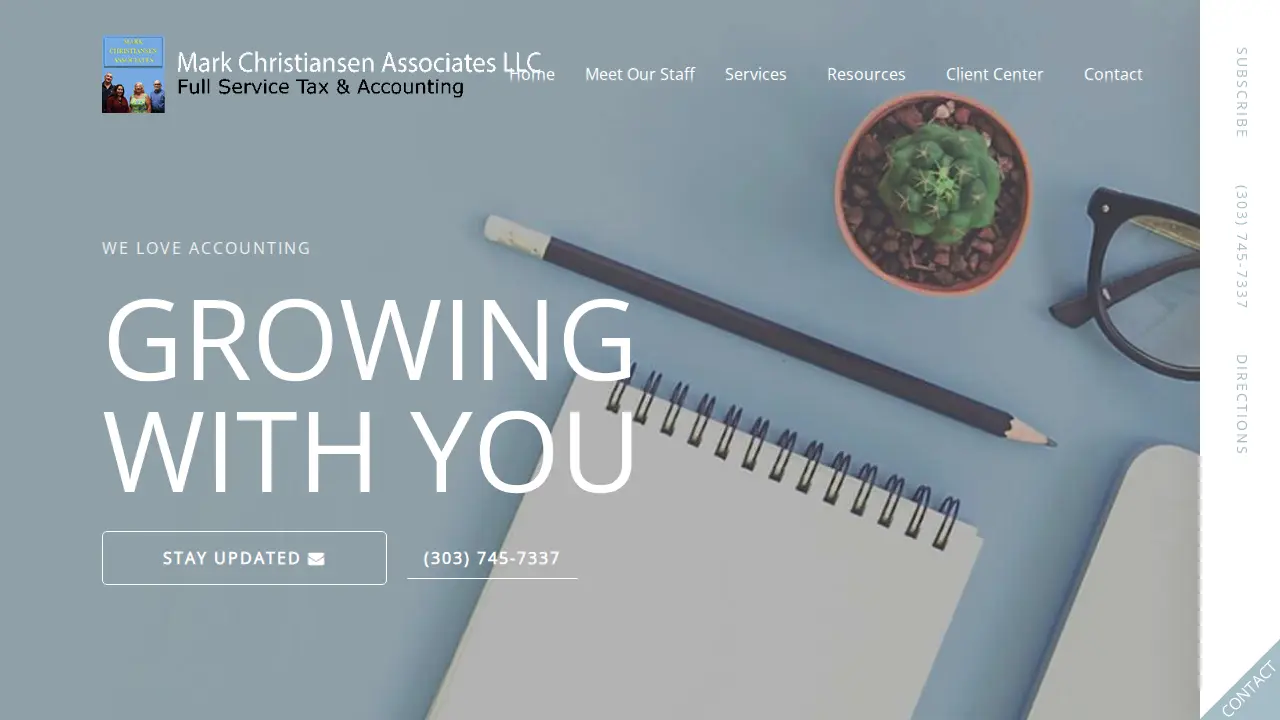 Mark Christiansen Associates page