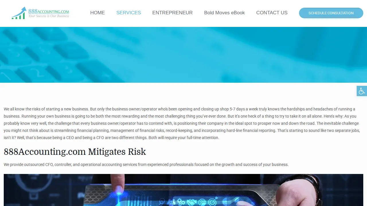 888 Accounting page
