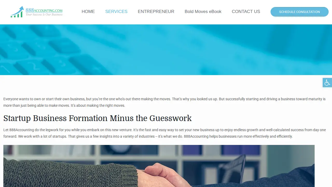 888 Accounting page