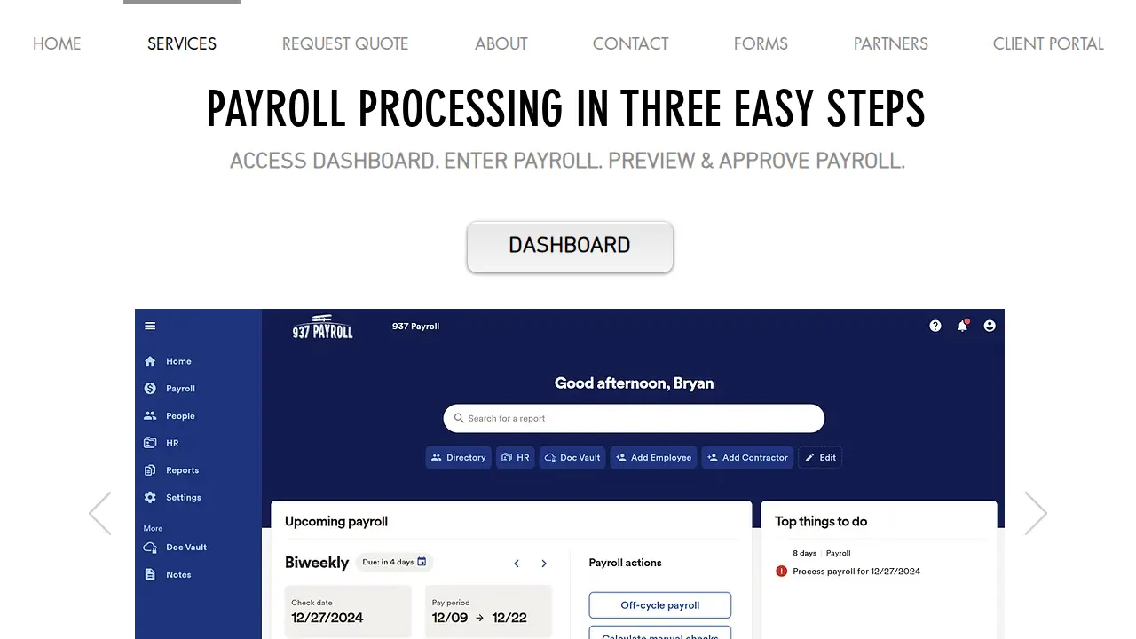 937 Payroll page