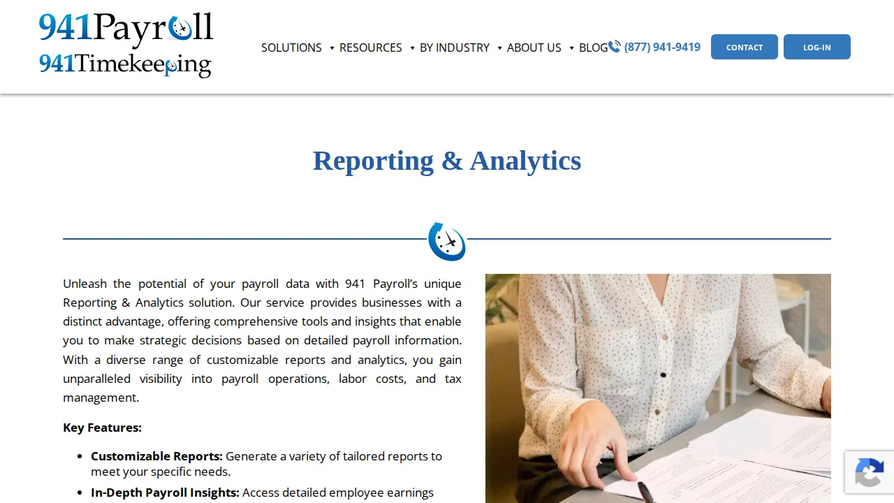 941 Payroll and Timekeeping page