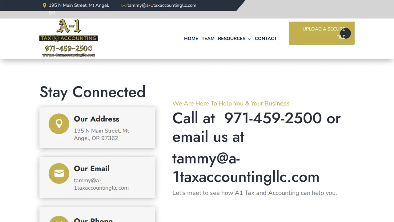 A-1 Tax & Accounting, LLC page