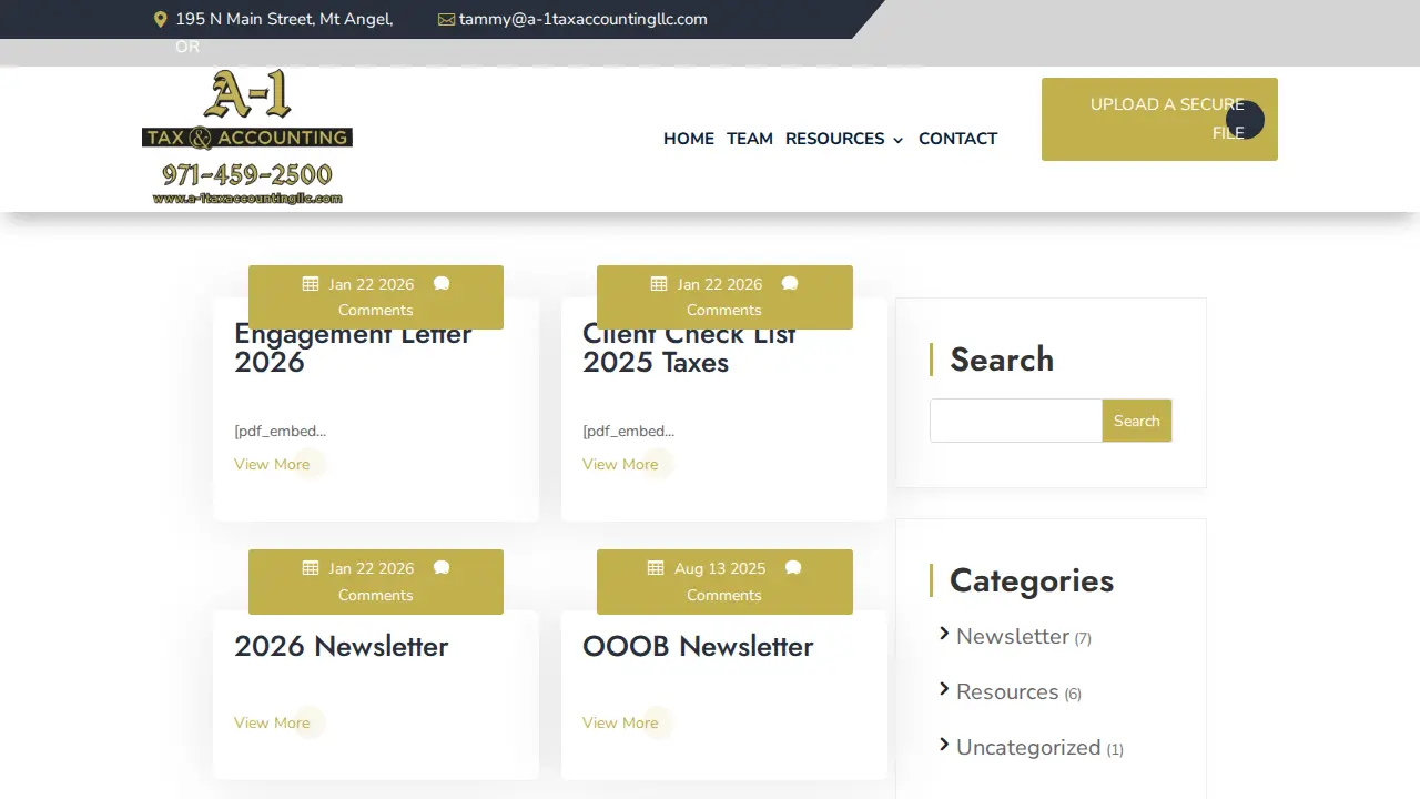 A-1 Tax & Accounting, LLC page