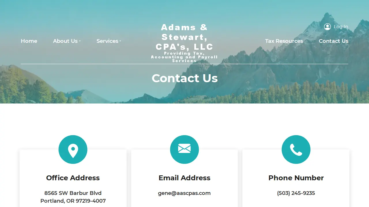 Adams & Stewart page