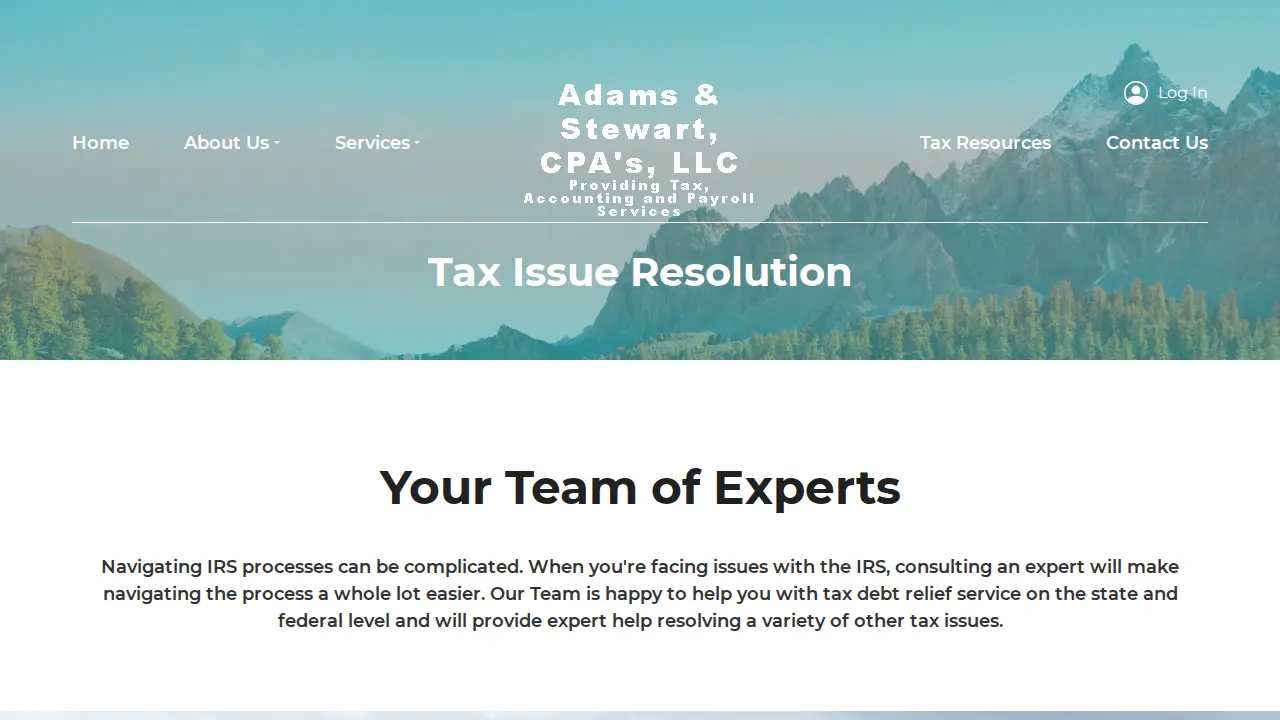 Adams & Stewart page