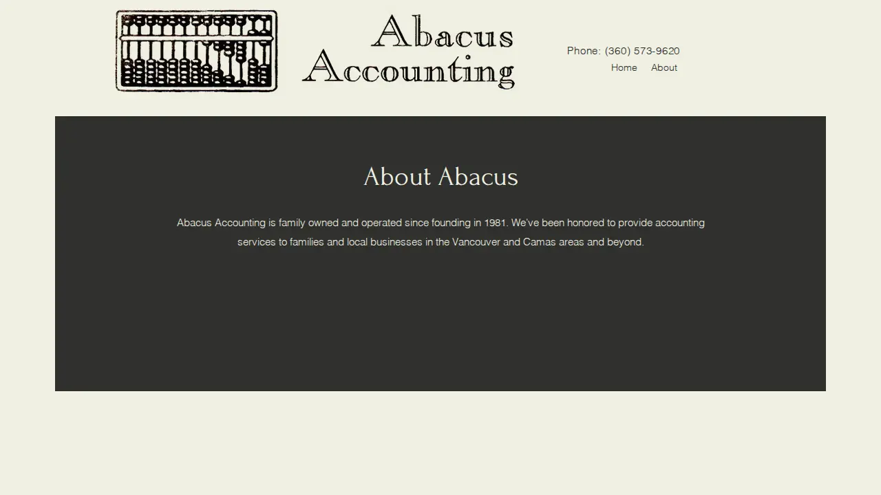 Abacus Accounting LLC page